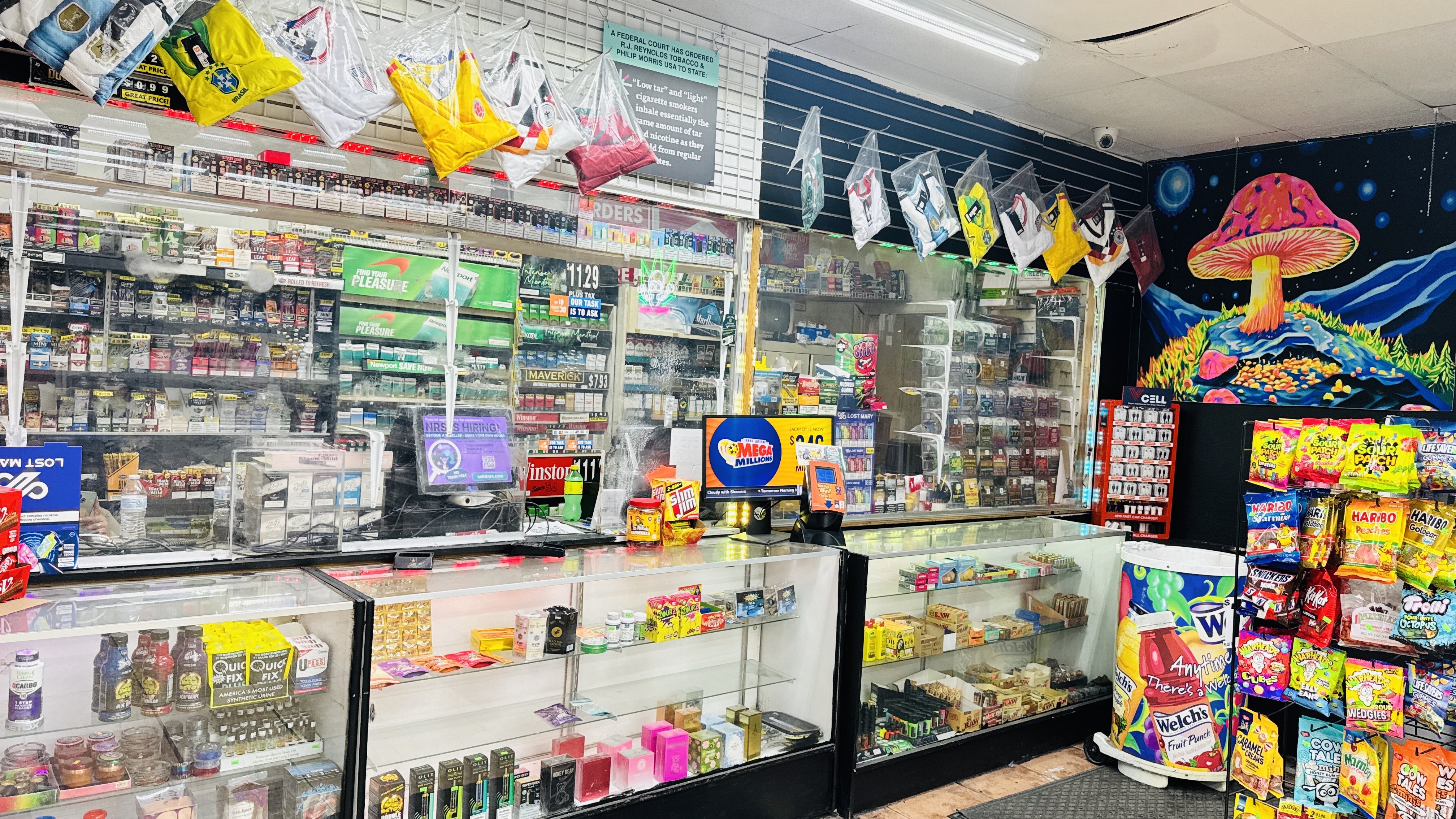 Store Interior with Candy Aisle